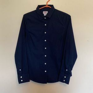 Navy J. Crew Button Up Shirt size M